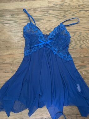 AvidLove lace babydoll lingerie top & thong